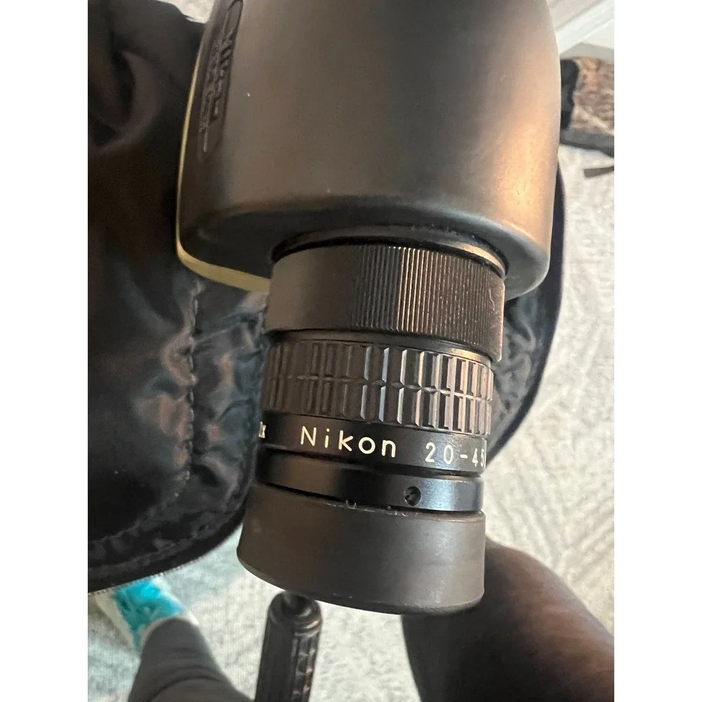 Nikon Fieldscope Spotting Scope 20-45x Zoom Eyepiece with Tripod and 2 Covers
